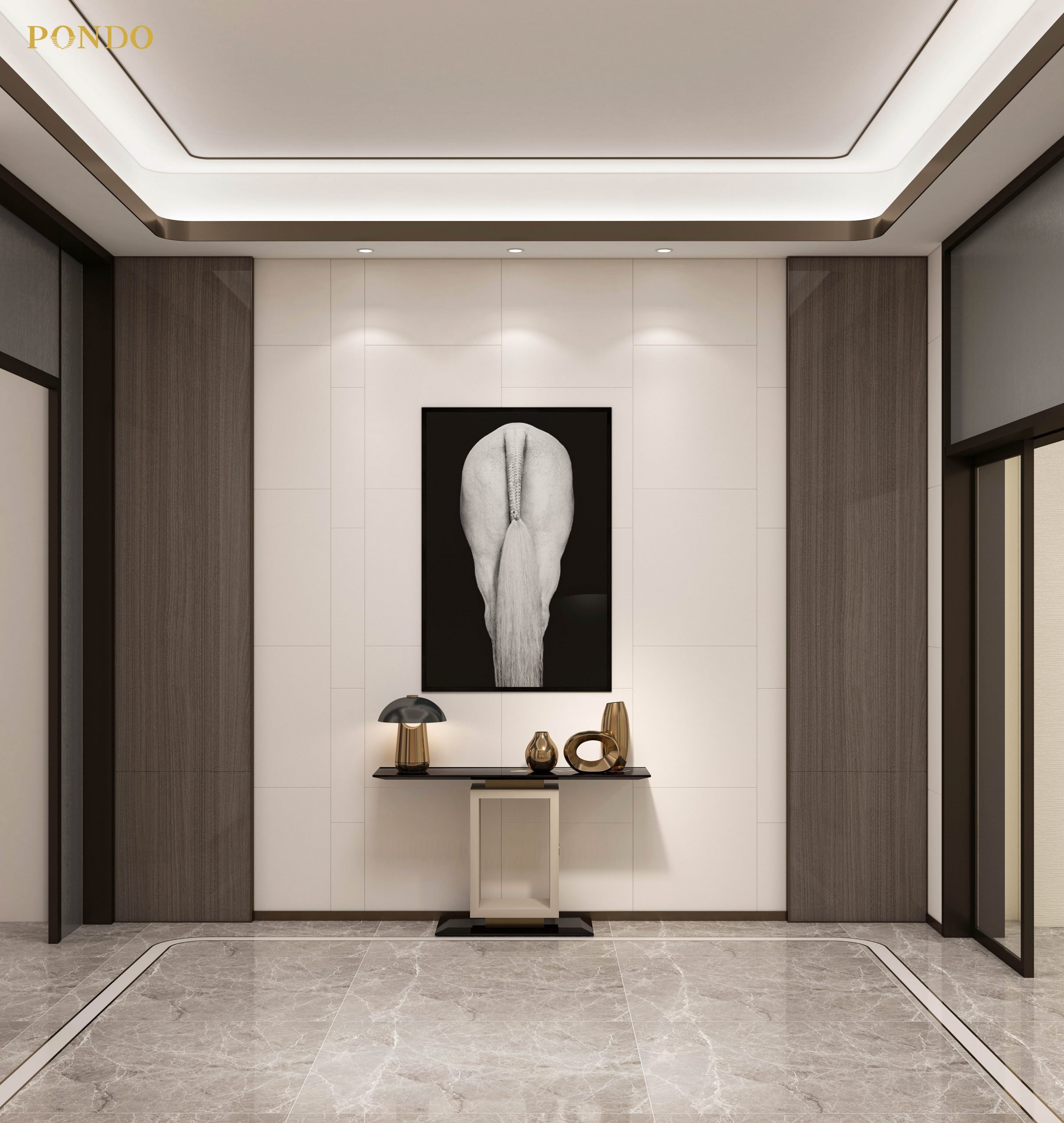 bàn console đẹp sang trọng phòng khách hành lang