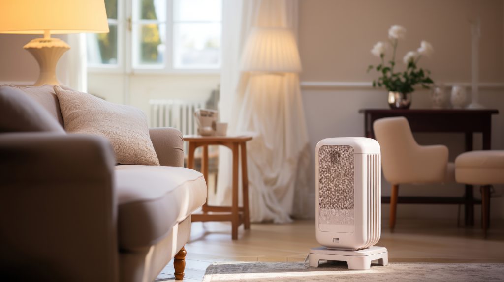 Máy hút ẩm và lọc không khí để tránh nhà bị ẩm vào mùa mưa