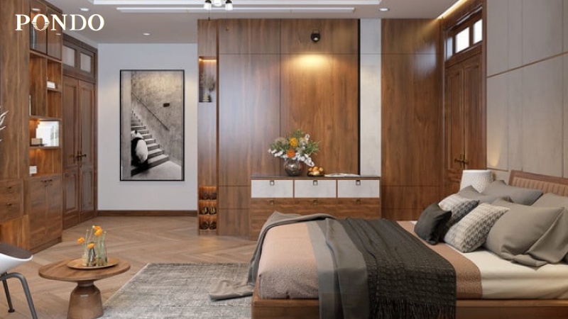 nội thất phòng ngủ gỗ tự nhiên