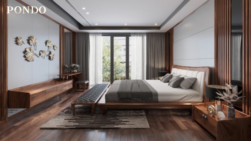 nội thất phòng ngủ gỗ tự nhiên