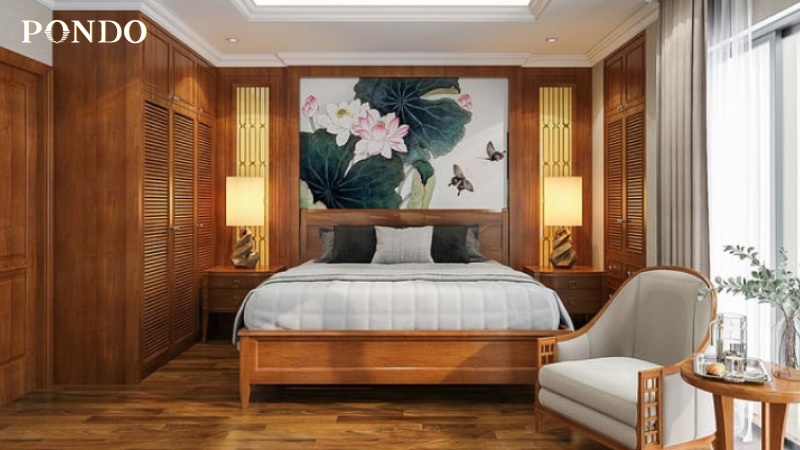 nội thất phòng ngủ gỗ tự nhiên