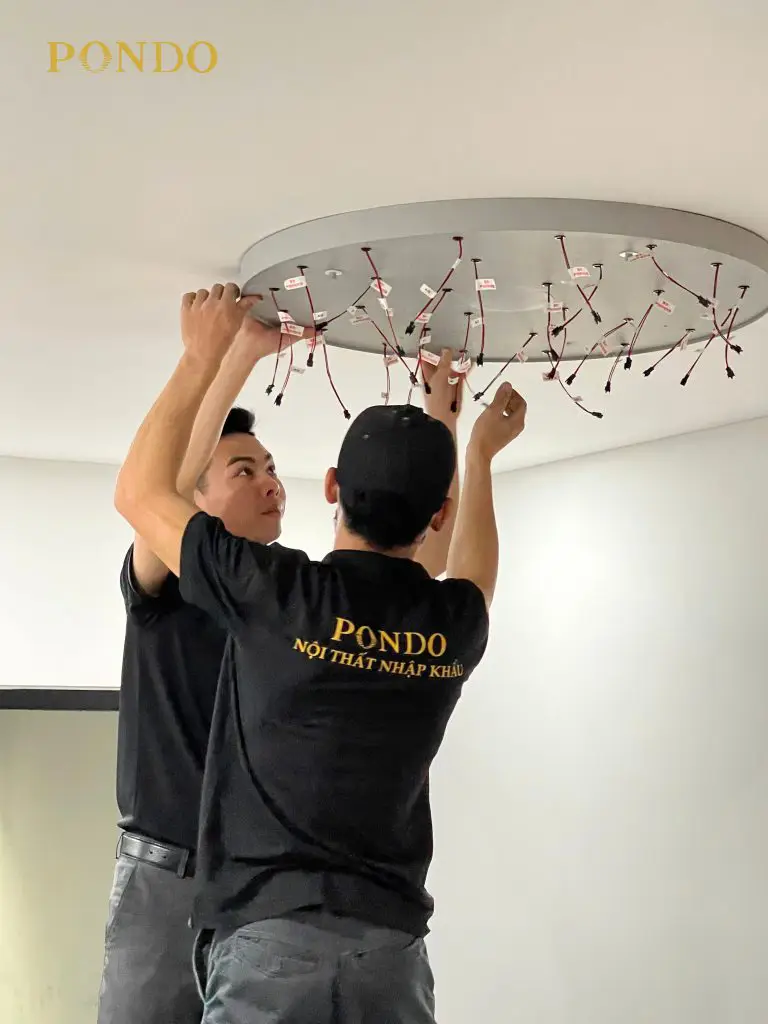PONDO cố định đèn mâm đèn lên trần nhà