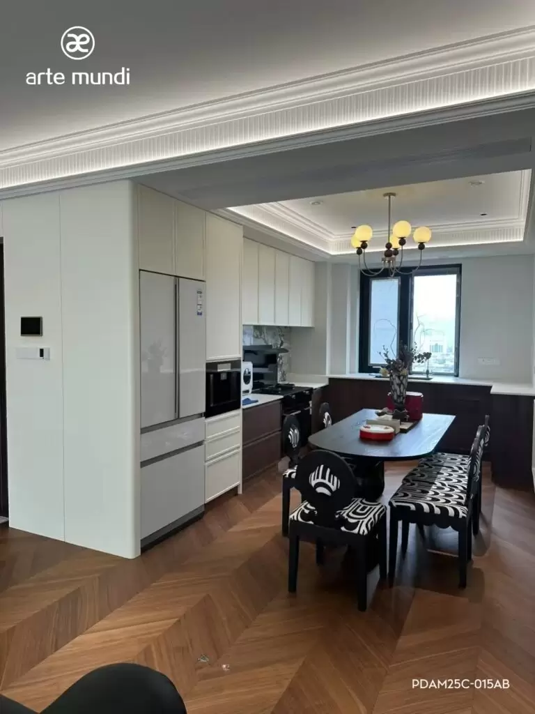 Không gian lắp đặt sàn xương cá
